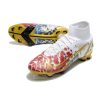 Nike Mercurial Superfly VIII Elite DF FG Ronaldo Blanco Rojo Azul Oro